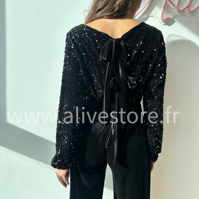 COMBINAISON DOS NŒUDS SEQUINS PARTY QUEEN – ALIVE STORE