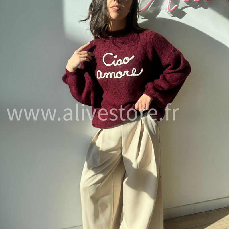 Pull Ciao Amore femme – ALIVE STORE