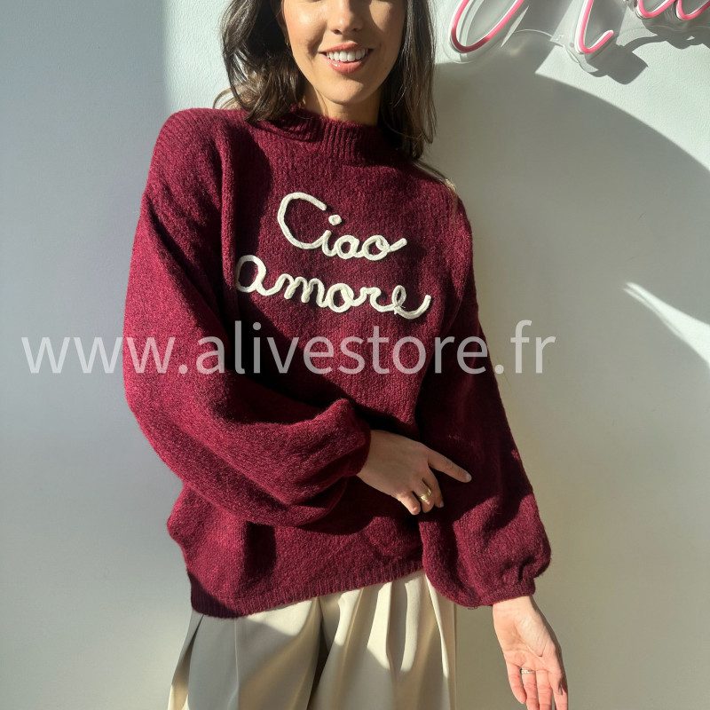 Pull Ciao Amore femme – ALIVE STORE