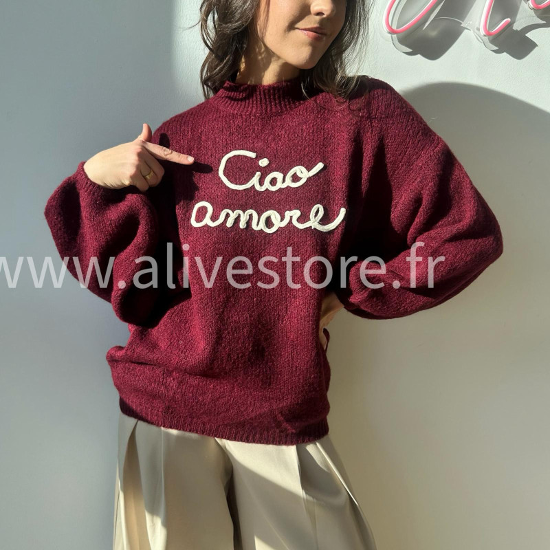 Pull Ciao Amore femme – ALIVE STORE