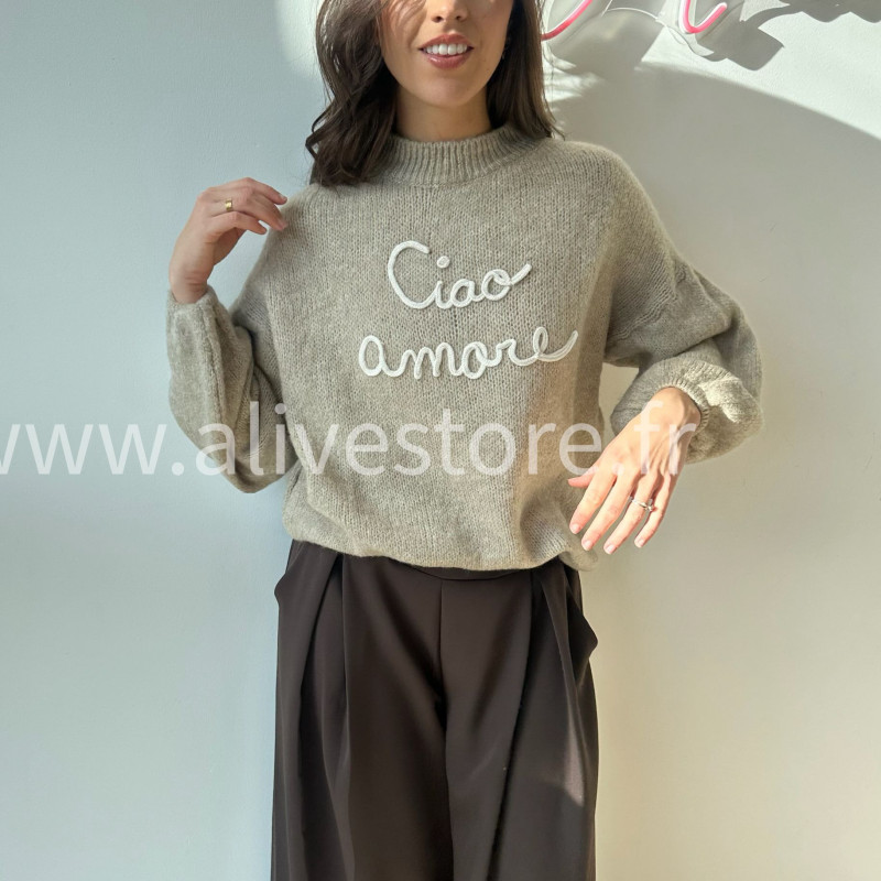 Pull Ciao Amore femme – ALIVE STORE