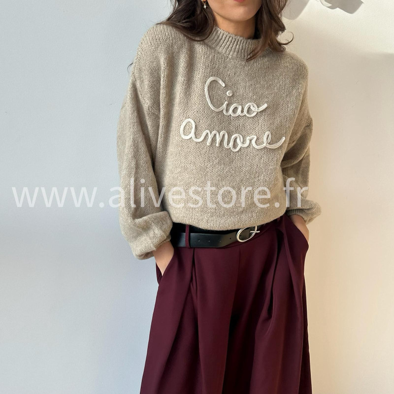 Pull Ciao Amore femme – ALIVE STORE