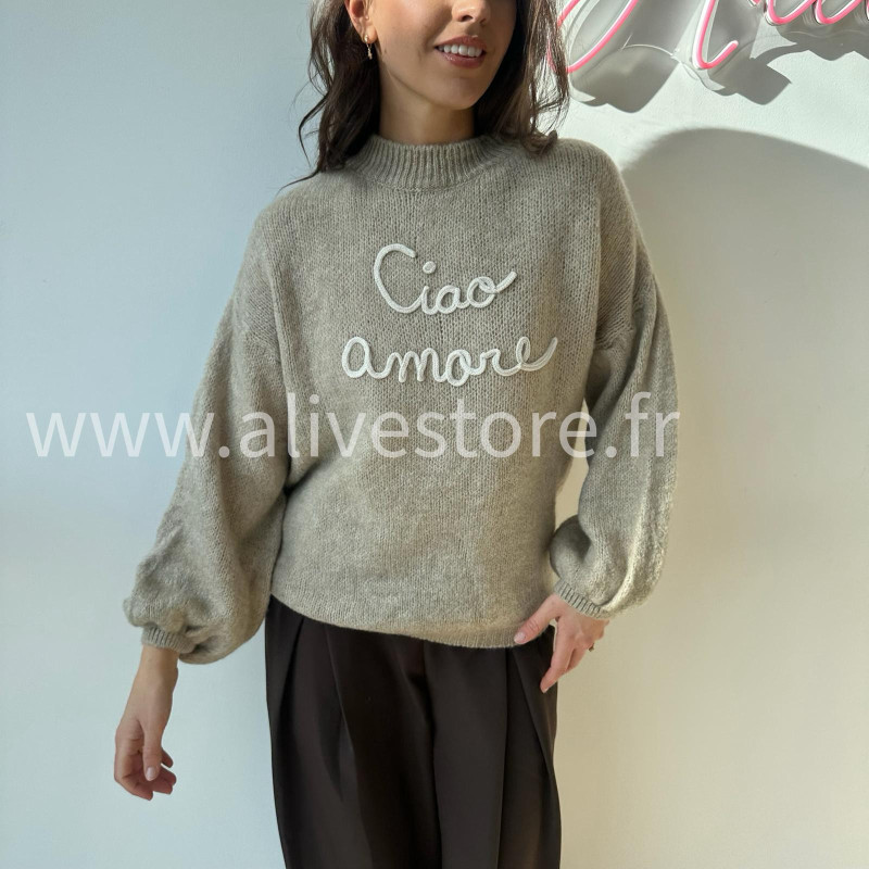 Pull Ciao Amore femme – ALIVE STORE