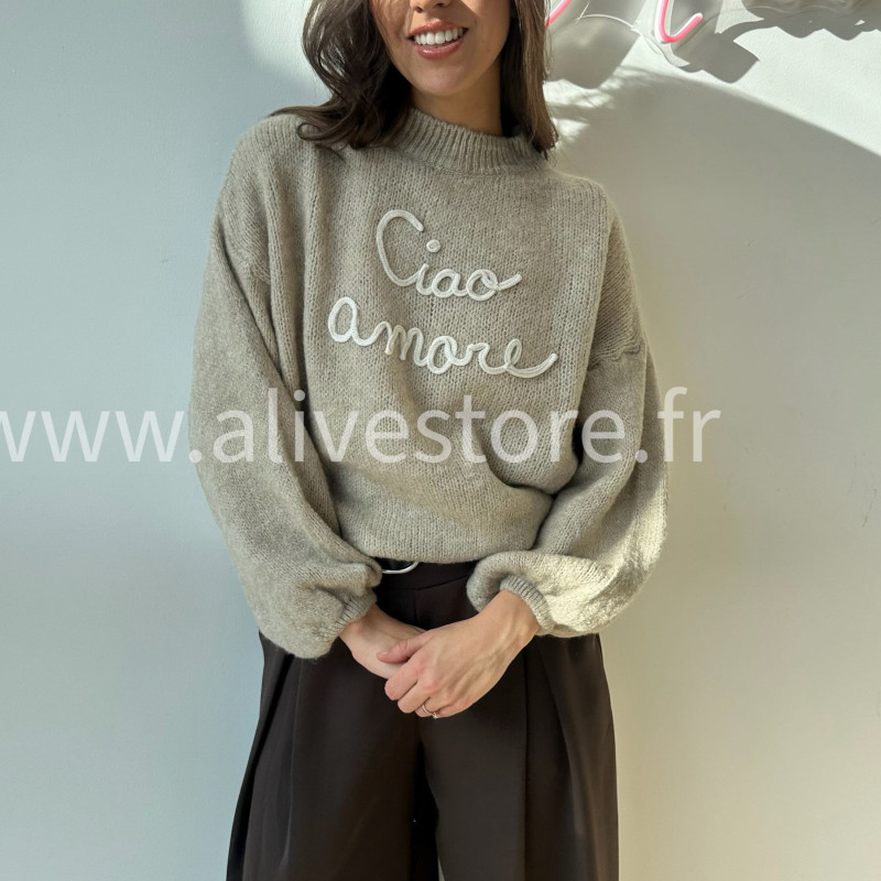 Pull Ciao Amore femme – ALIVE STORE