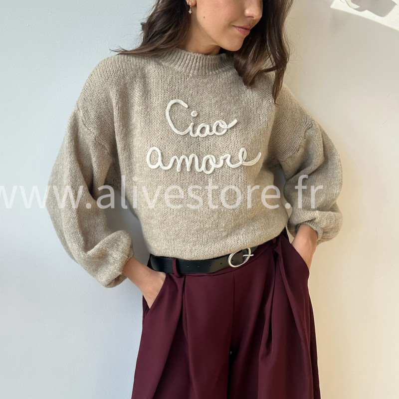 Pull Ciao Amore femme – ALIVE STORE
