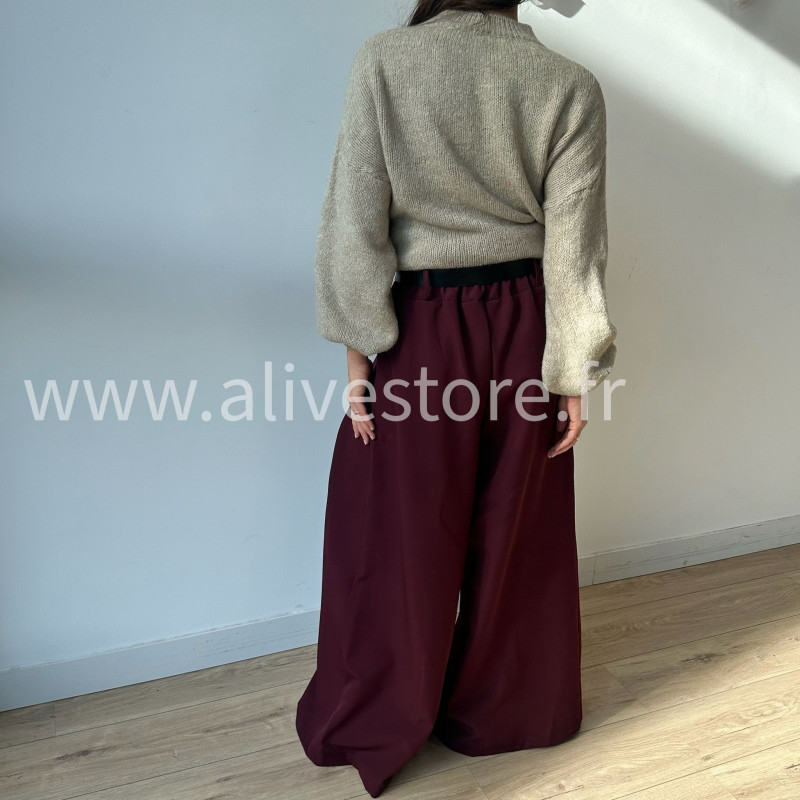 Pantalon large Eva femme ceinture incluse Alive Store