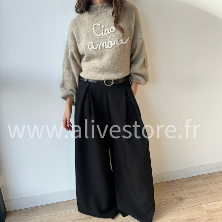 Pantalon large Eva femme ceinture incluse Alive Store