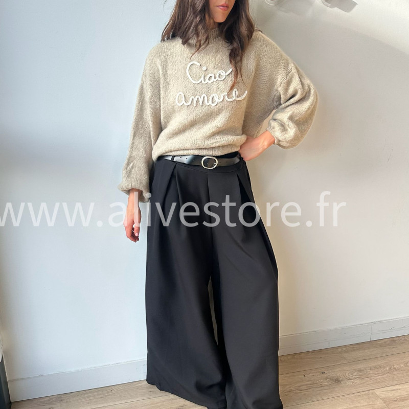 Pantalon large Eva femme ceinture incluse Alive Store