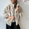 Fourrure Léa femme veste douce manches 3 4 Alive Store