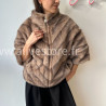 Fourrure Léa femme veste douce manches 3 4 Alive Store