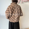 Fourrure Léa femme veste douce manches 3 4 Alive Store
