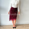 Jupe Sofia sequins dentelle femme soirée Alive Store