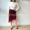 Jupe Sofia sequins dentelle femme soirée Alive Store