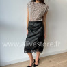 Jupe Livia simili dentelle noire femme Alive Store