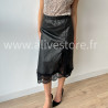 Jupe Livia simili dentelle noire femme Alive Store