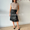 Jupe Livia simili dentelle noire femme Alive Store
