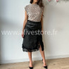 Jupe Livia simili dentelle noire femme Alive Store
