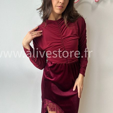 Body Mila froncé femme manches longues Alive Store