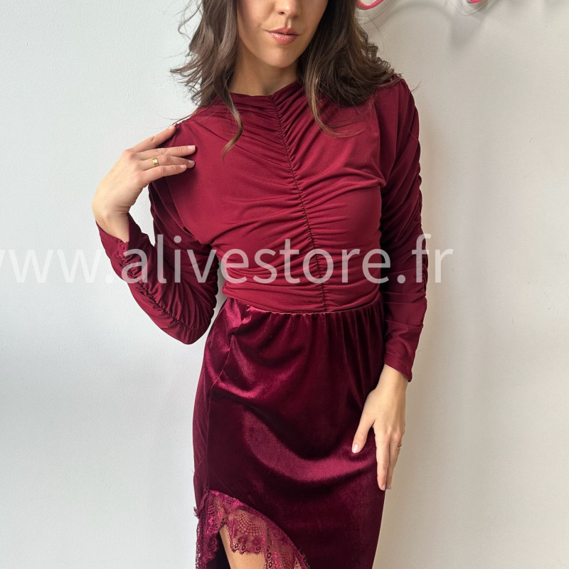 Body Mila froncé femme manches longues Alive Store
