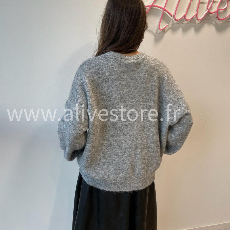Gilet Élya femme maille douce col V Alive Store