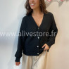 Gilet Élya femme maille douce col V Alive Store