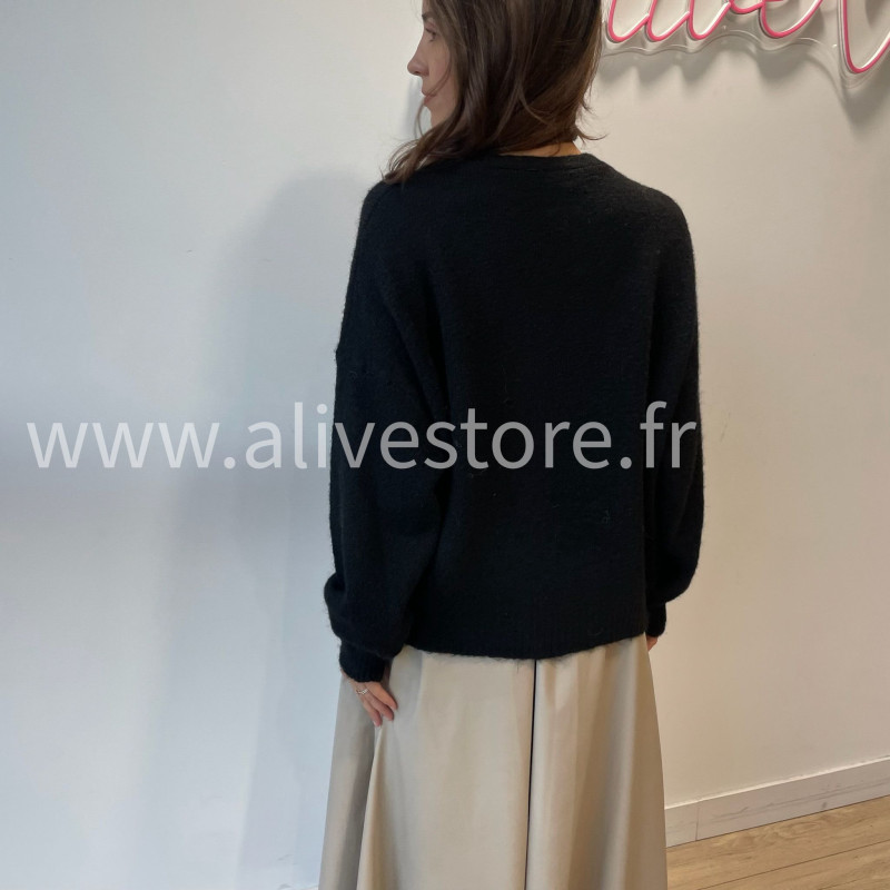 Gilet Élya femme maille douce col V Alive Store