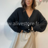 Gilet Élya femme maille douce col V Alive Store