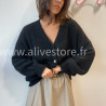 Gilet Élya femme maille douce col V Alive Store