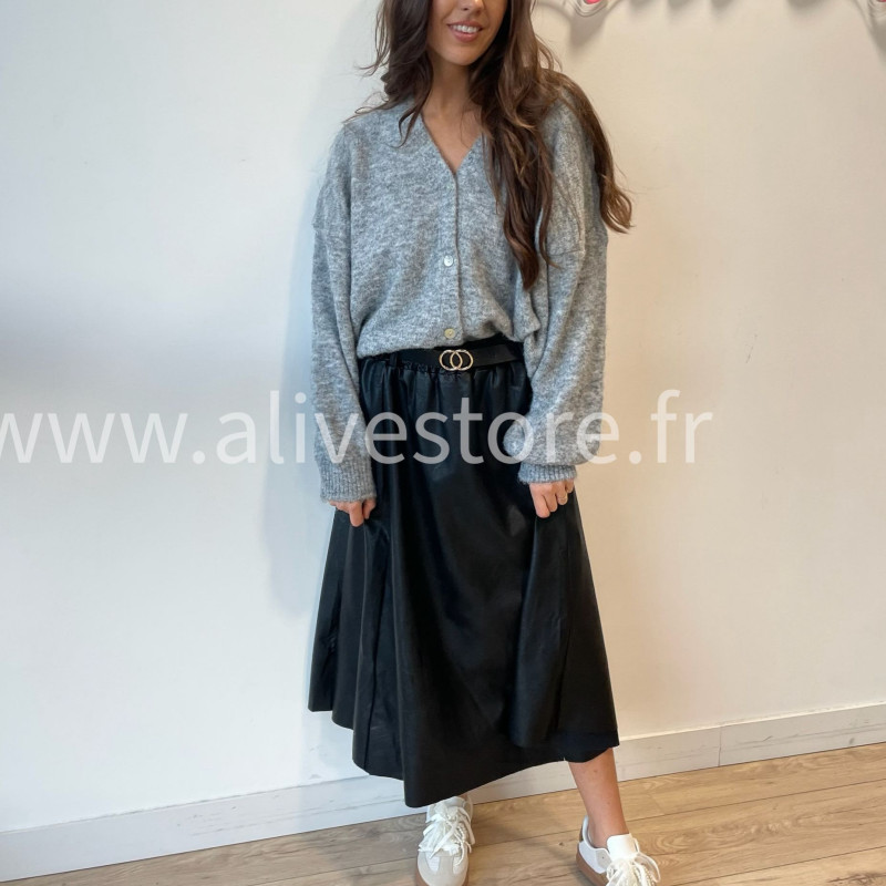 Jupe Mila simili femme avec ceinture Alive Store