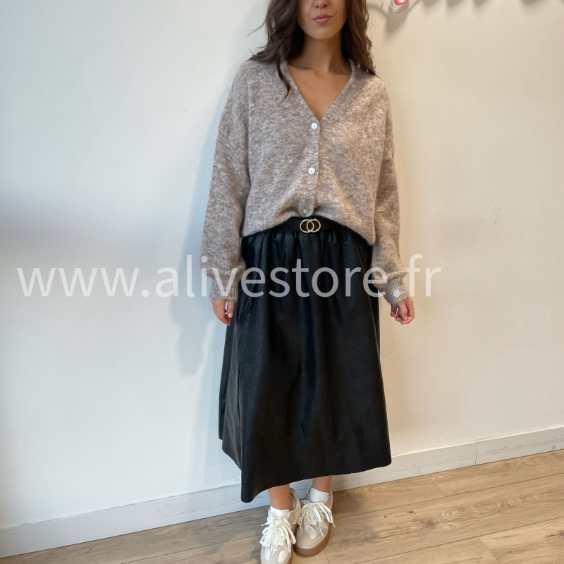 Jupe Mila simili femme avec ceinture Alive Store