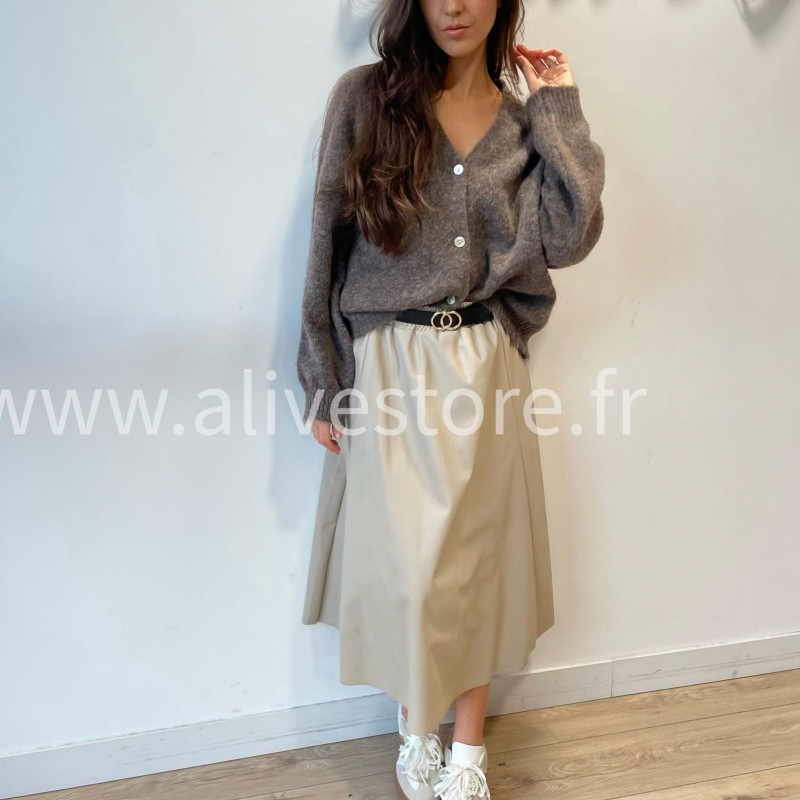 Jupe Mila simili femme avec ceinture Alive Store