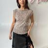 Haut à sequins Giulia femme – Alive Store