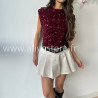 Haut à sequins Giulia femme – Alive Store