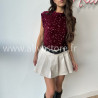 Haut à sequins Giulia femme – Alive Store