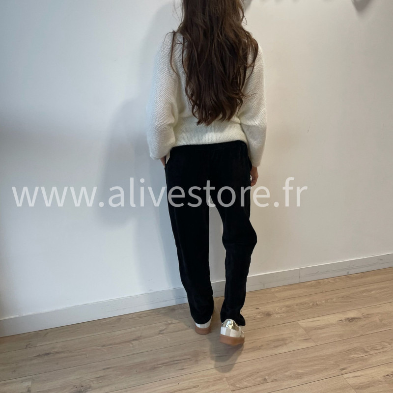 Pantalon Nora femme avec ceinture foulard – Alive Store