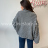 Pull Tracy torsadé femme col roulé – Alive Store
