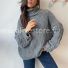 Pull Tracy torsadé femme col roulé – Alive Store