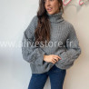 Pull Tracy torsadé femme col roulé – Alive Store