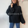 Pull Tracy torsadé femme col roulé – Alive Store