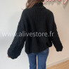 Pull Tracy torsadé femme col roulé – Alive Store
