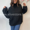 Pull Tracy torsadé femme col roulé – Alive Store
