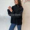 Pull Tracy torsadé femme col roulé – Alive Store