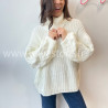 Pull Tracy torsadé femme col roulé – Alive Store