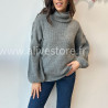 Pull Lia col roulé laine femme – Alive Store