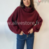 Pull Lia col roulé laine femme – Alive Store