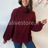 Pull Lia col roulé laine femme – Alive Store