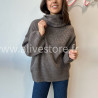Pull Lia col roulé laine femme – Alive Store