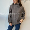 Pull Lia col roulé laine femme – Alive Store