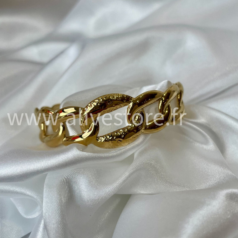 Bracelet Elena acier inoxydable doré – Alive Store