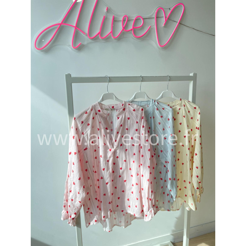 BLOUSE CŒURS LINA